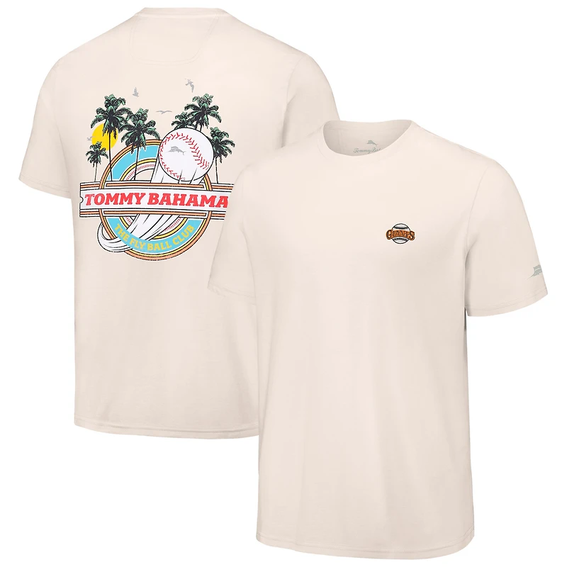 Men's Tommy Bahama Cream San Francisco Giants Fly Ball Club T-Shirt