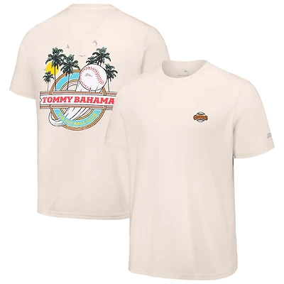 Men's Tommy Bahama  Cream San Francisco Giants Fly Ball Club T-Shirt