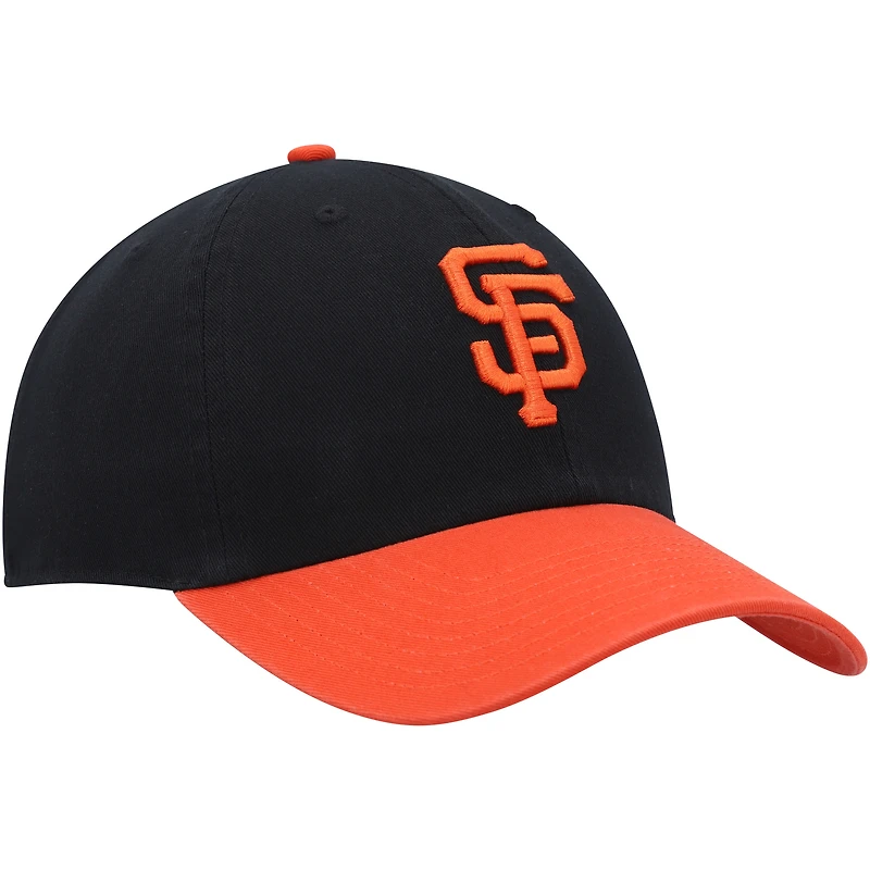 Casquette réglable Clean Up '47 pour hommes, noir/orange