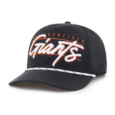Men's '47  Black San Francisco Giants Condor Hitch Adjustable Hat