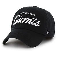 Men's '47 Black San Francisco Giants Crosstown Classic Franchise Fitted Hat