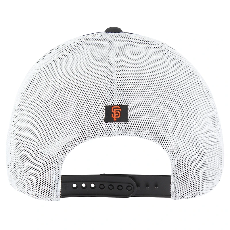 Casquette ajustable noire pour homme '47 San Francisco Giants Downburst Trucker