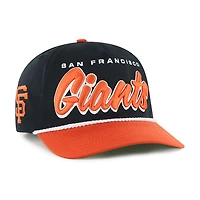 Casquette ajustable Dropshadow Rope Hitch noire San Francisco Giants '47 pour homme