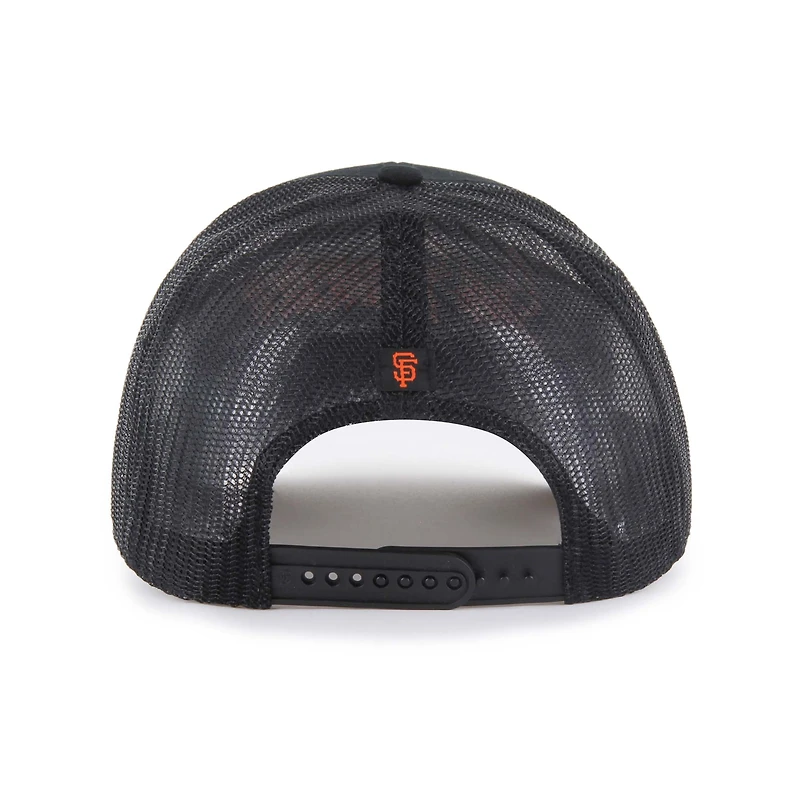 Casquette ajustable noire '47 San Francisco Giants Garner Trucker pour homme