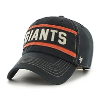 Casquette ajustable Hard Count Clean Up '47 noire pour hommes des Giants de San Francisco