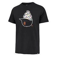 T-shirt homme noir San Francisco Giants « Casque de glace Franklin » n° 47