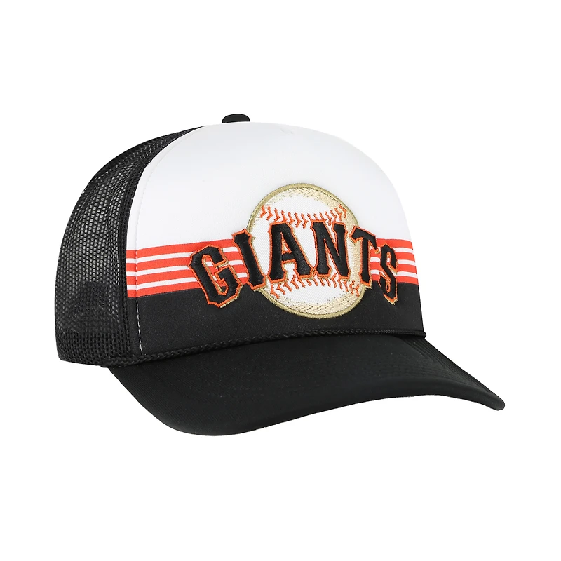 Casquette réglable de camionneur réglable en mousse sur le devant en maille Lift Off des Giants de San Francisco '47 pour hommes