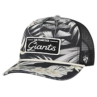 Casquette réglable '47 noire San Francisco Giants Tropicalia Trucker Hitch pour hommes