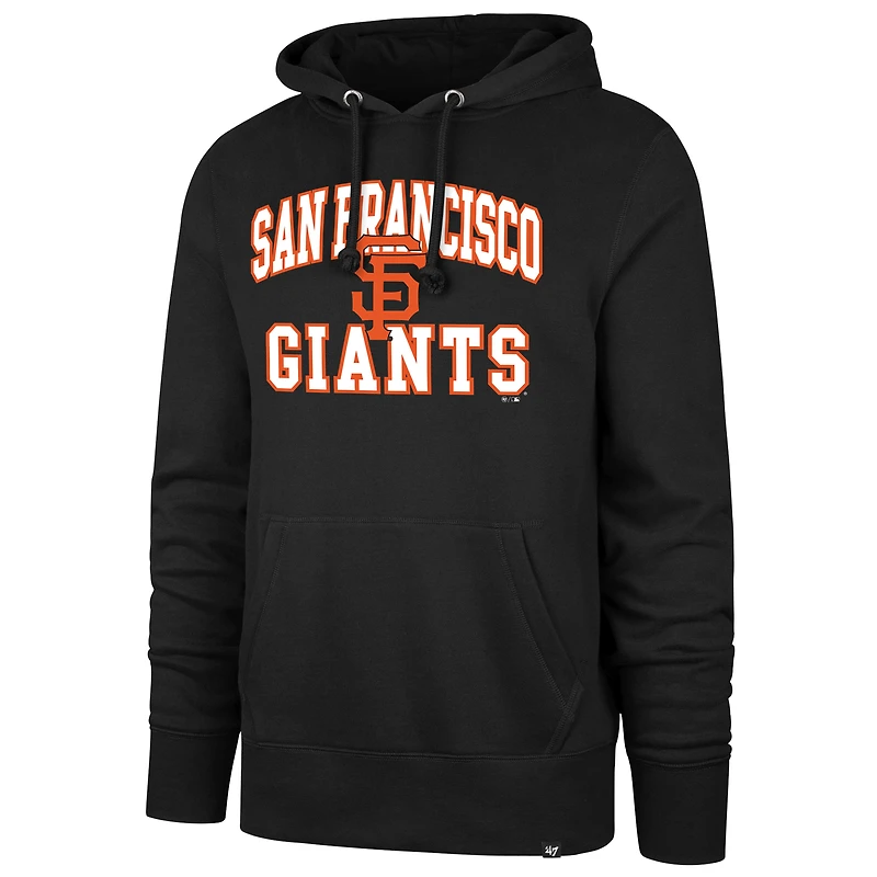 Sweat à capuche noir '47 Velocity Headline des San Francisco Giants pour homme
