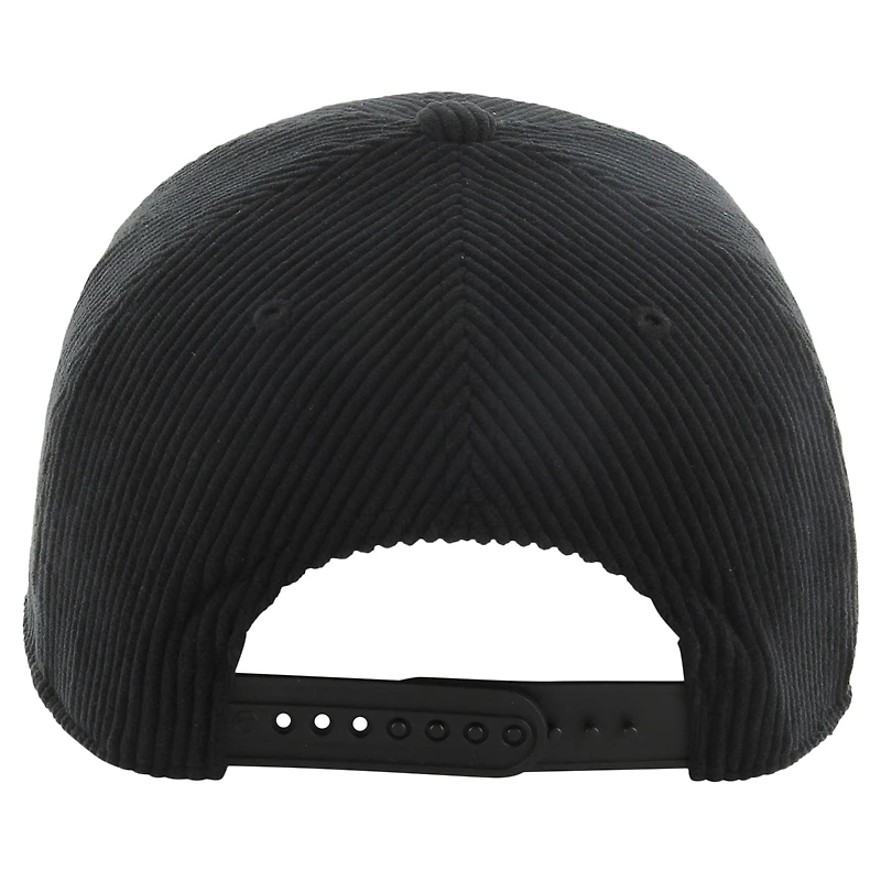 Chapeau réglable de nettoyage en velours côtelé noir San Francisco Giants Wax Pack Collection '47 pour hommes