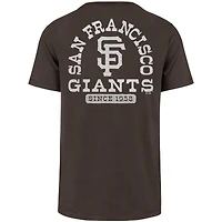 T-shirt marron « Back Canyon Franklin » des Giants de San Francisco pour homme, édition 1947
