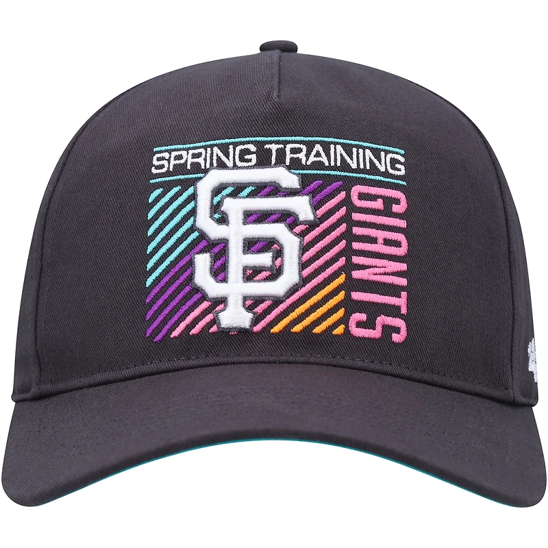 Casquette pour homme '47 Charcoal San Francisco Giants 2023 Spring Training Reflex Hitch Snapback