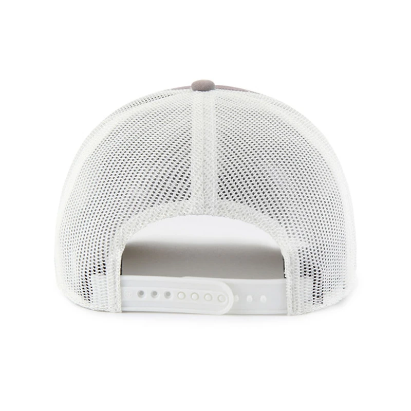 Men's '47 Gray/White San Francisco Giants Tide Sweep Rope Trucker Adjustable Hat