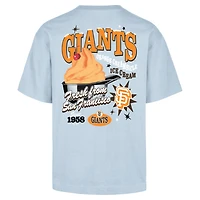 Men's '47 Light Blue San Francisco Giants Ice Cream Parlor Foundation T-Shirt