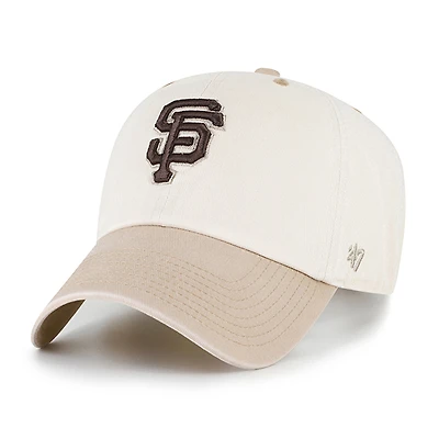 Casquette ajustable San Francisco Giants « 47 Natural/Tan Neutral Terrain Clean Up » pour homme