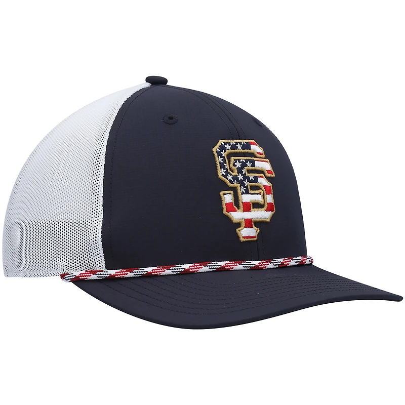 Casquette Snapback '47 Navy/White San Francisco Giants Flag Fill pour homme