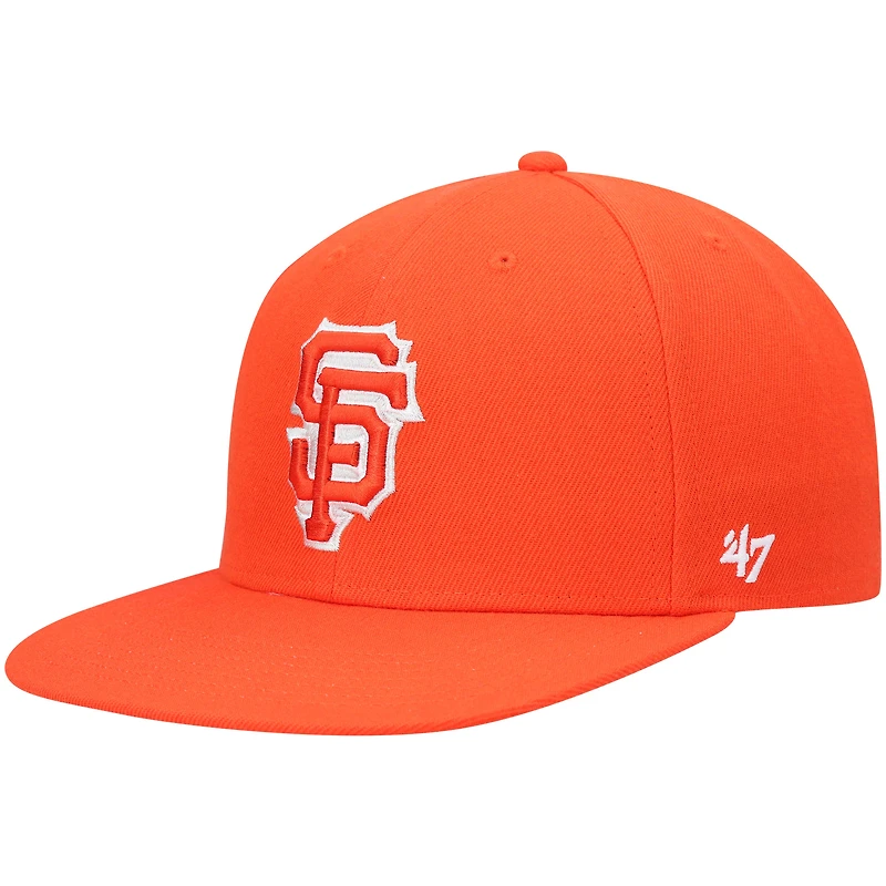 Casquette '47 San Francisco Giants 2021 City Connect Captain Snapback orange pour homme