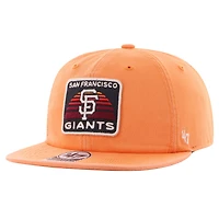 Men's '47 Orange San Francisco Giants Cypress Captain Snapback Hat