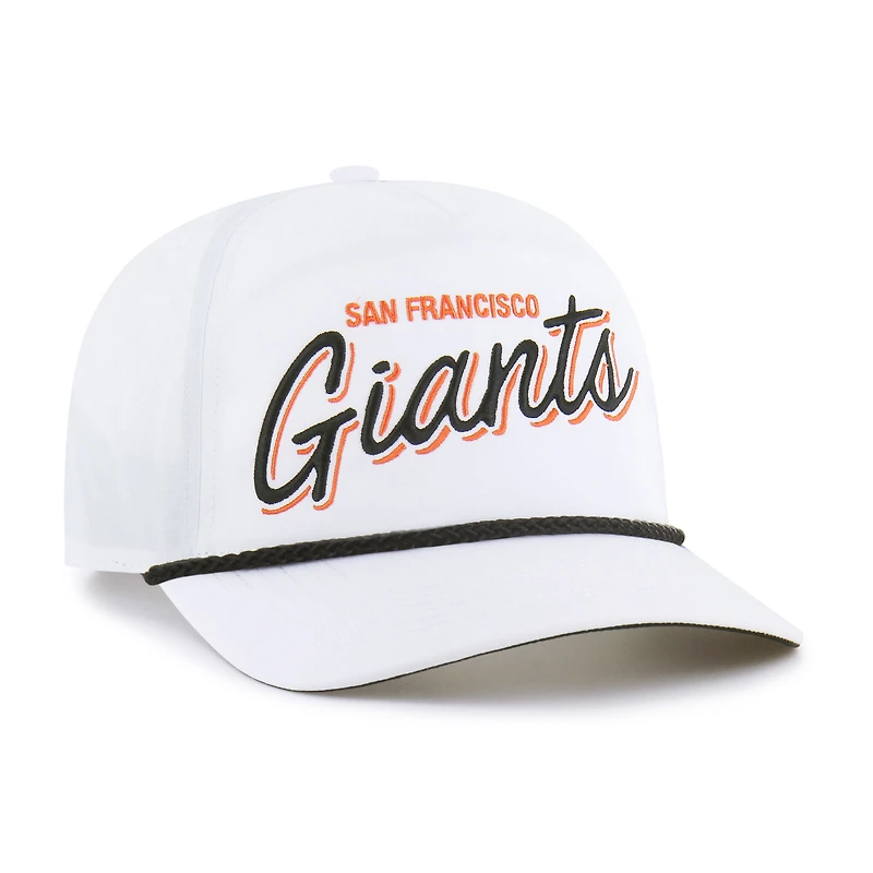 Men's '47  White San Francisco Giants Brrr Fairway Hitch Adjustable Hat
