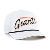 Men's '47  White San Francisco Giants Brrr Fairway Hitch Adjustable Hat