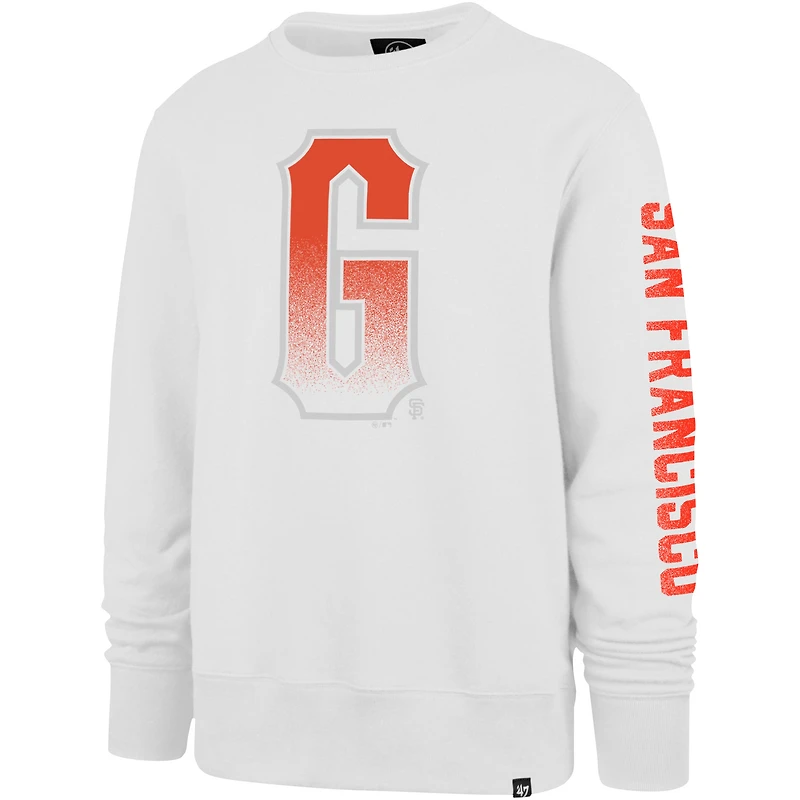 Sweat-shirt blanc '47 pour hommes des Giants de San Francisco City Connect Legend Headline