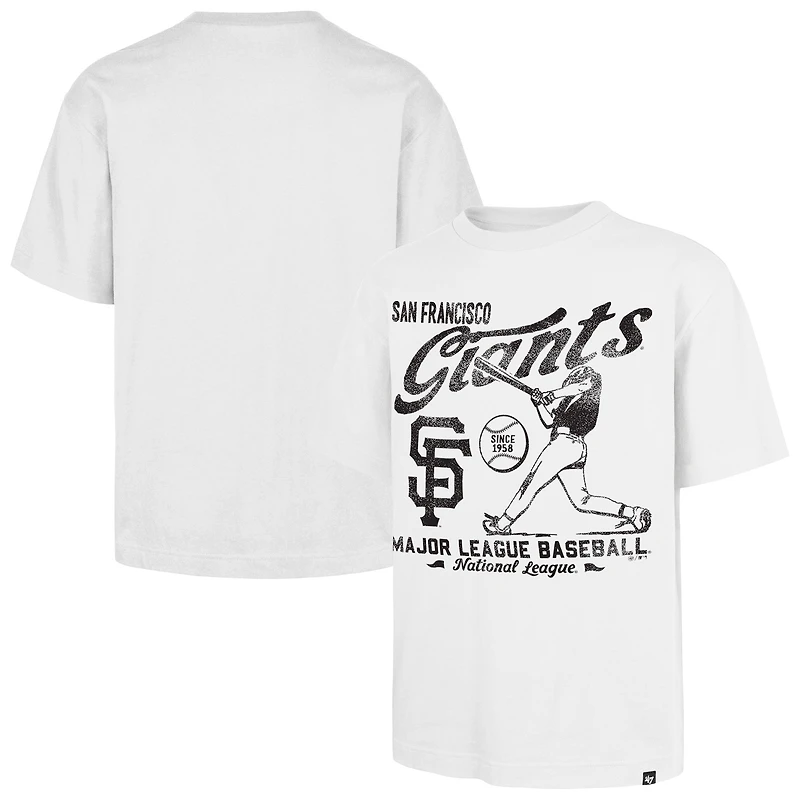 T-shirt blanc « 47 » pour homme, édition régionale des Giants de San Francisco
