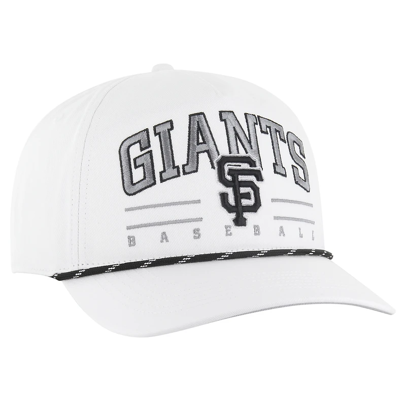 Casquette ajustable Roscoe Speckle Hitch blanche '47 pour homme des Giants de San Francisco