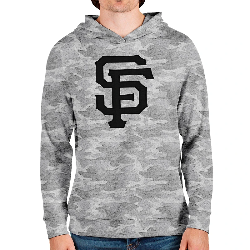 Sweat à capuche imprimé camouflage Antigua pour homme avec logo de l'équipe San Francisco Giants Absolute