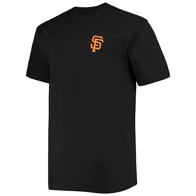 T-shirt noir pour homme San Francisco Giants Big & Tall Father's Day #1 Dad