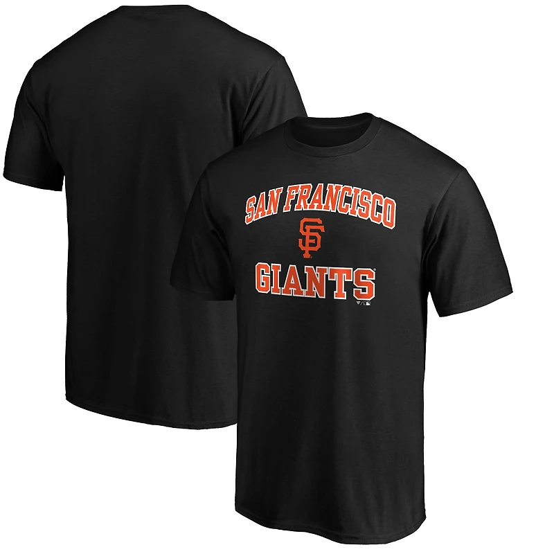 Men's Charcoal San Francisco Giants Heart & Soul T-Shirt