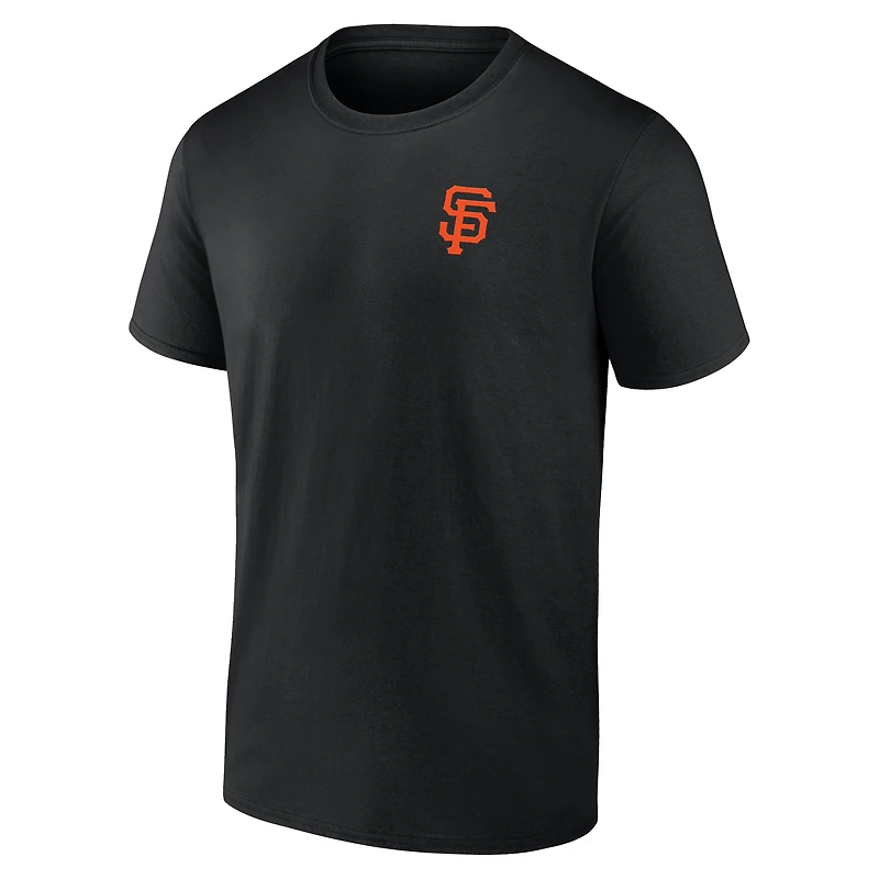 T-shirt noir pour homme avec logo Noodles des Giants de San Francisco