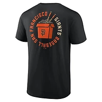 T-shirt noir pour homme avec logo Noodles des Giants de San Francisco