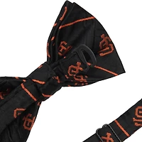 Nœud papillon Oxford noir pour homme, aux couleurs des Giants de San Francisco