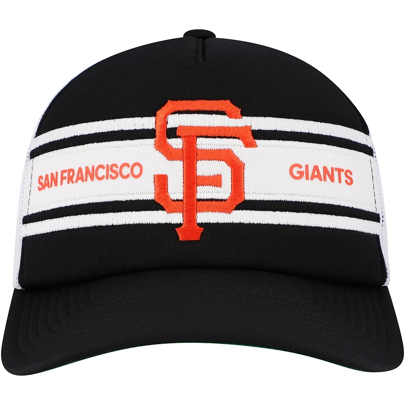 Men's   Black San Francisco Giants Sideline Trucker Adjustable Hat