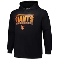Sweat à capuche noir en polaire pour hommes, San Francisco Giants Stack