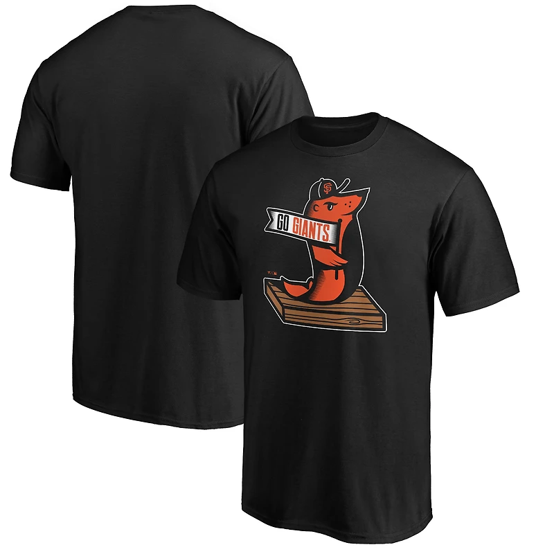 Men's  Black San Francisco Giants Team Adrenaline T-Shirt