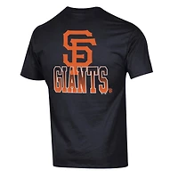 T-shirt noir Champion des Giants de San Francisco pour homme