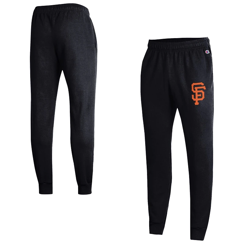 Men's Champion Black San Francisco Giants Powerblend Joggers
