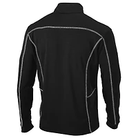 Men's Columbia Black San Francisco Giants Shotgun Omni-Wick Quarter-Zip Pullover Jacket