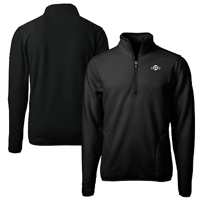 Veste polaire écologique Cascade noire à quart de zip pour homme Cutter & Buck des Giants San Francisco, grande taille