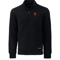 Men's Cutter & Buck  Black San Francisco Giants Big Tall Roam Eco Recycled Full-Zip Jacket
