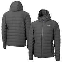 Men's Cutter & Buck Gray San Francisco Giants Mission Ridge Repreve® Eco Insulated Full-Zip Hoodie Puffer Jacket