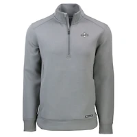 Men's Cutter & Buck Gray San Francisco Giants Roam Eco Quarter-Zip Jacket