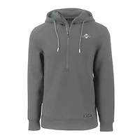 Men's Cutter & Buck Gray San Francisco Giants Roam Eco Recycled Tri-Blend Half-Zip Hoodie