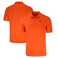 Polo Cutter & Buck orange San Francisco Giants Forge Eco Stretch recyclé pour homme