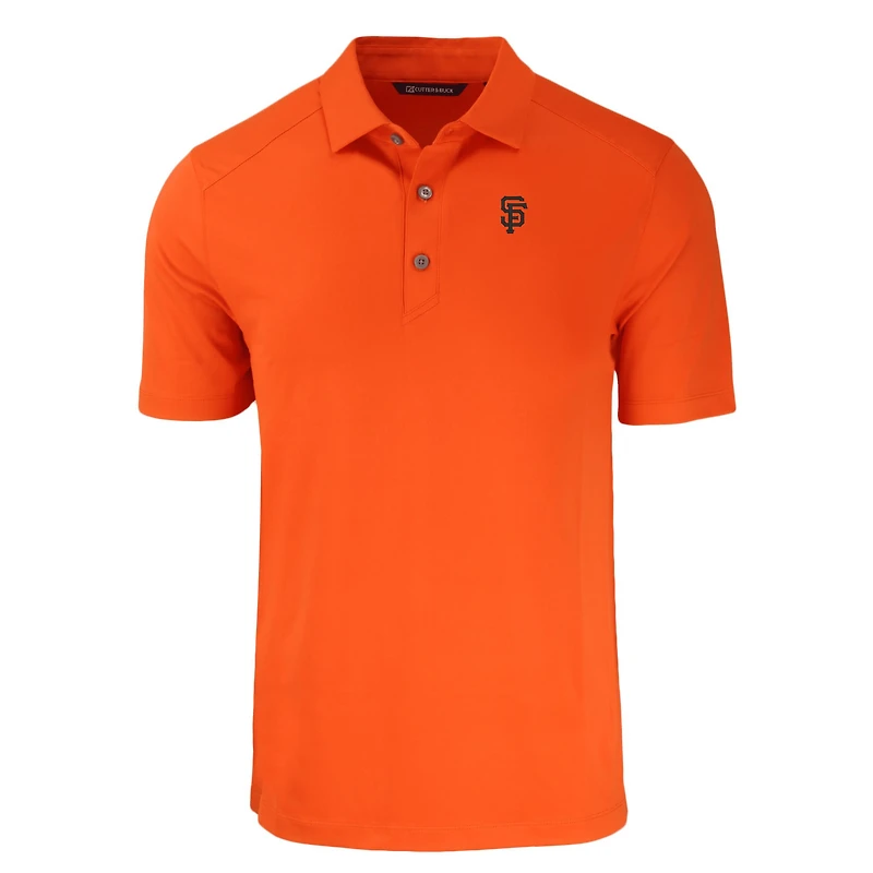 Polo Cutter & Buck orange San Francisco Giants Forge Eco Stretch recyclé pour homme