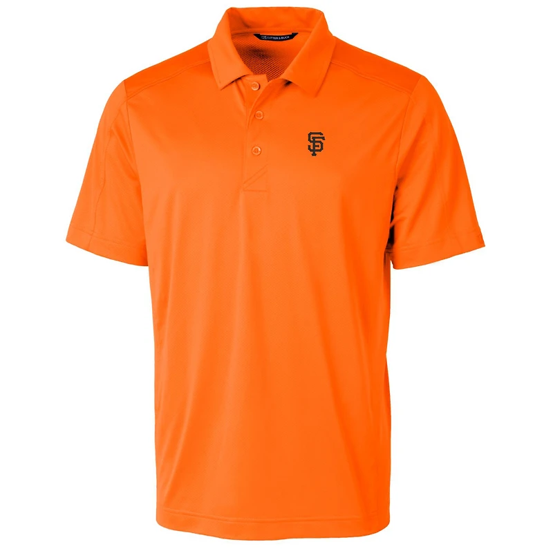 Polo extensible texturé Prospect orange Cutter & Buck pour homme des Giants de San Francisco