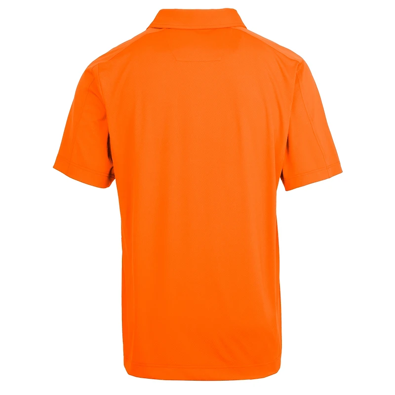 Polo extensible texturé Prospect orange Cutter & Buck pour homme des Giants de San Francisco