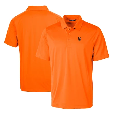 Polo extensible texturé Prospect orange Cutter & Buck pour homme des Giants de San Francisco