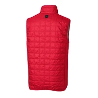 Men's Cutter & Buck  Red San Francisco Giants Big Tall Rainier PrimaLoft® Eco Insulated Full-Zip Puffer Vest